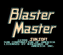 Blaster ReMaster Title Screen
